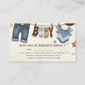 Hoe groot is mama's buikomhulsel Kaart (Voorkant)