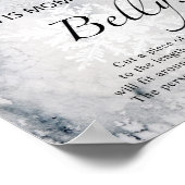 Hoe groot is mama's buikspel? poster (Hoek)