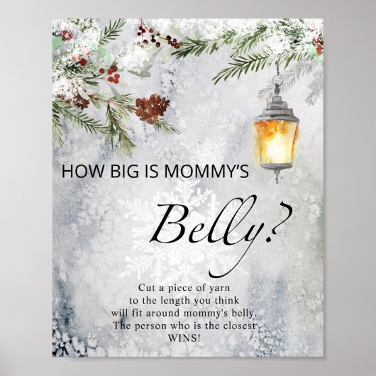 Hoe groot is mama's buikspel? poster (Voorkant)