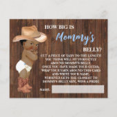 Hoe groot is Mommy Belly AA Cowboy Shower Game Kaa Flyer (Voorkant)