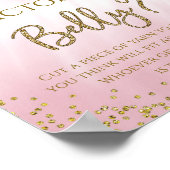 Hoe groot is Mommys Belly Baby shower Game? Poster (Hoek)