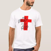 Hoe groot is onze God, Pasen, Kerstmis, Christelij T-shirt (Voorkant)