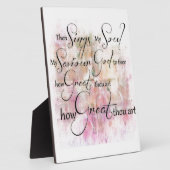 Hoe groot zijt gij fotoplaat (Zijkant)