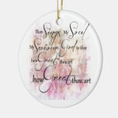 Hoe groot zijt gij keramisch ornament (Links)