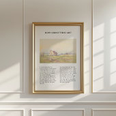 Hoe groot zijt gij Minimal Hymn Wall Art Poster