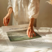 Hoe groot zijt gij  Minimal Hymn Wall Art Poster