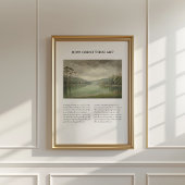 Hoe groot zijt gij  Minimal Hymn Wall Art Poster