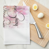 Hoe groot zijt gij theedoek (Quarter Fold)