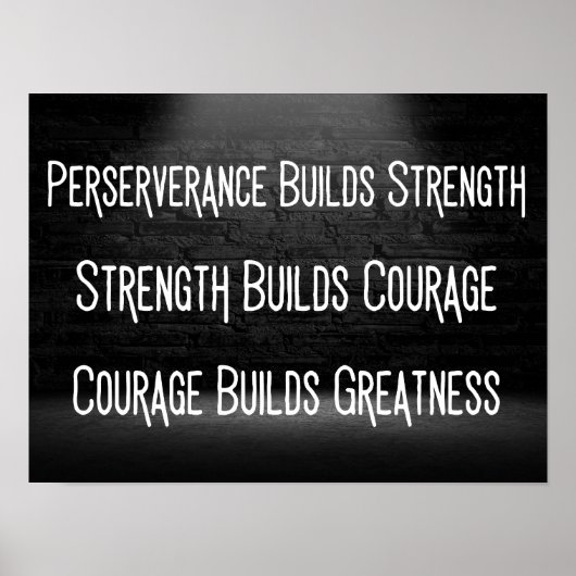 Hoe Grootsheid te bouwen - Motivatie Poster (Voorkant)