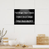 Hoe Grootsheid te bouwen - Motivatie Poster (Keuken)