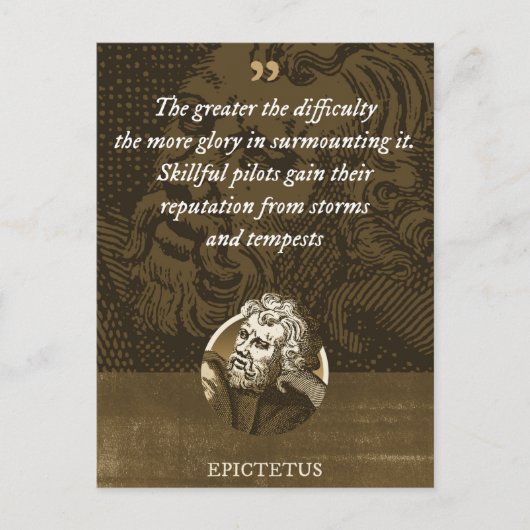 Hoe groter de moeilijkheid, hoe meer glorie in briefkaart (Voorkant)