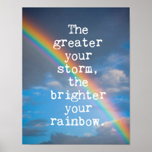 Hoe groter je Storm Poster