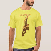 Hoe hangt het Schattige Monkey Graphic T-shirt (Voorkant)