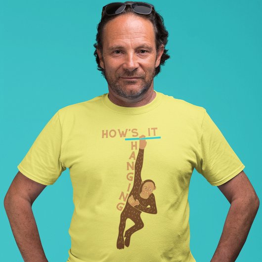 Hoe hangt het Schattige Monkey Graphic T-shirt