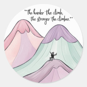 Hoe harder de Stickers beklimmen