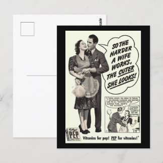 Hoe harder een vrouw werkt, hoe Schattige ze eruit Briefkaart