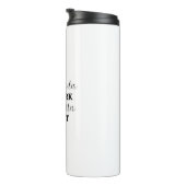 Hoe harder je werkt, hoe beter je motivaties krijg thermosbeker (Geroteerd rechts)