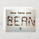 Hoe heb je Bean, grappig gesponnen briefkaart? Briefkaart (Voorkant / Achterkant)