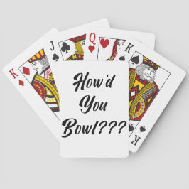 Hoe heb je gekookt pokerkaarten