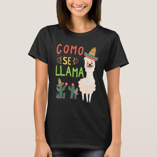 Hoe Heet Grappige Cinco De Mayo Mexicaan T-shirt (Voorkant)