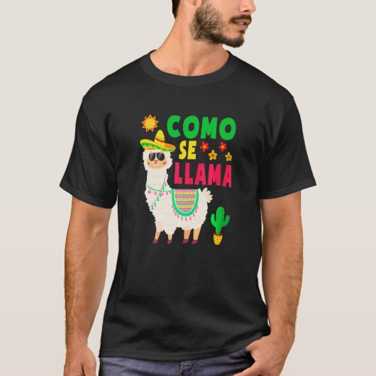 Hoe Heet Grappige Cinco De Mayo Mexicaanse Kindere T-shirt (Voorkant)