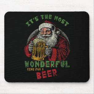 Hoe heilig ik heb een biertje nodig Grappige Kerst Muismat