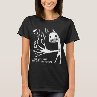 Hoe helemaal te verdwijnen - geïllustreerde songte t-shirt