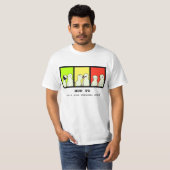 Hoe herhaal je persoonlijke ruimte? t-shirt (Voorkant volledig)