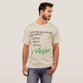 Hoe herken je jezelf? Vegan. T-shirt (Voorkant volledig)