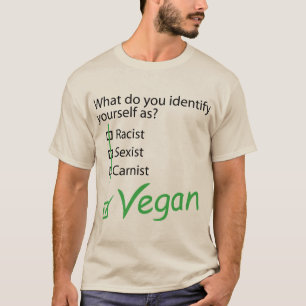 Hoe herken je jezelf? Vegan. T-shirt