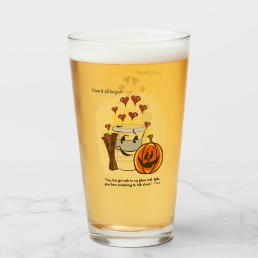 Hoe het allemaal Drink Glas (Voorkant gevuld)