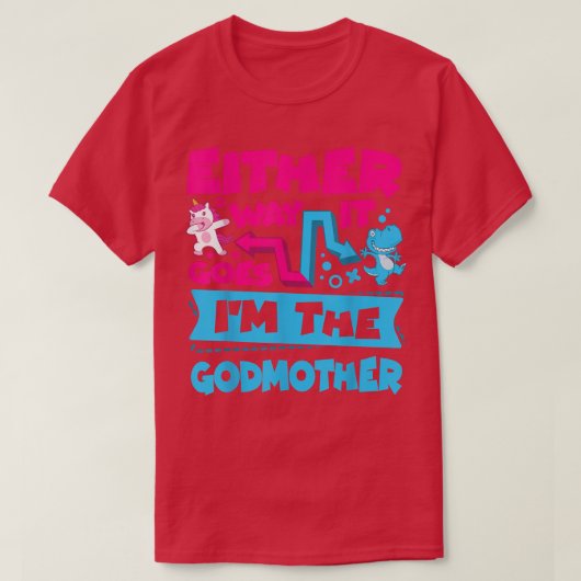 Hoe het ook zij, ik ben de godmoeder Genderaar. T-shirt (Design voorkant)
