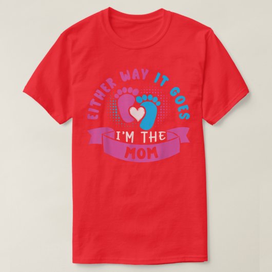 Hoe het ook zij, ik ben het Baby van mama. T-shirt (Design voorkant)
