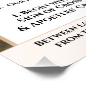 Hoe het Rozenkrans Poster te bidden (Hoek)