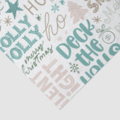 Hoe het te laten sneeuwen in de kerstzalen tissuepapier (Detail)