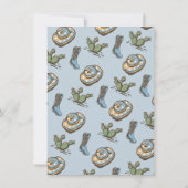 Hoe het Westen een Cowboy Birthday Boy was Kaart (Achterkant)