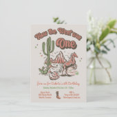 Hoe het Westen één Cowboy Birthday was Kaart (Staand voorkant)