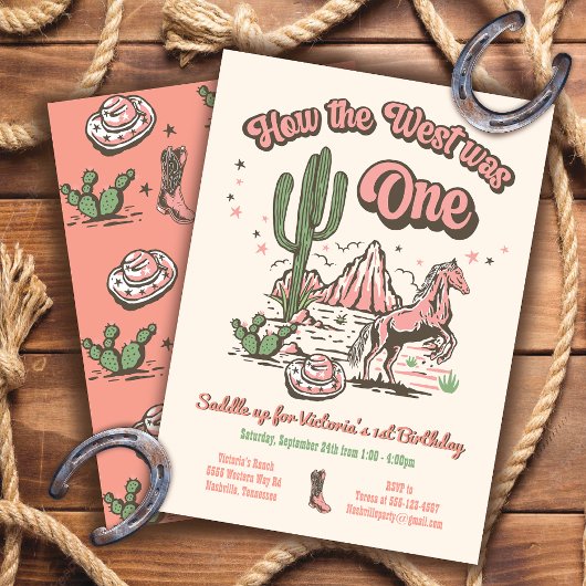 Hoe het Westen een Cowgirl was Kaart