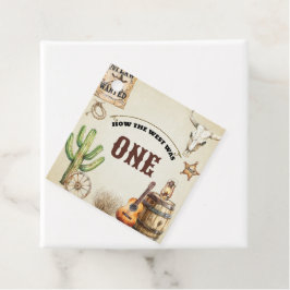 Hoe het Westen een eerste verjaardagsfeest was Bedankjes Labels