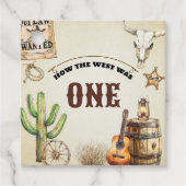 Hoe het Westen een eerste verjaardagsfeest was Bedankjes Labels (Voorkant)