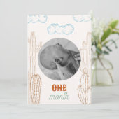 Hoe het Westen één maandelijkse fotobanner-Kaart w Kaart (Staand voorkant)