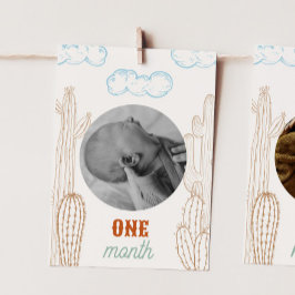 Hoe het Westen één maandelijkse fotobanner-Kaart w Kaart