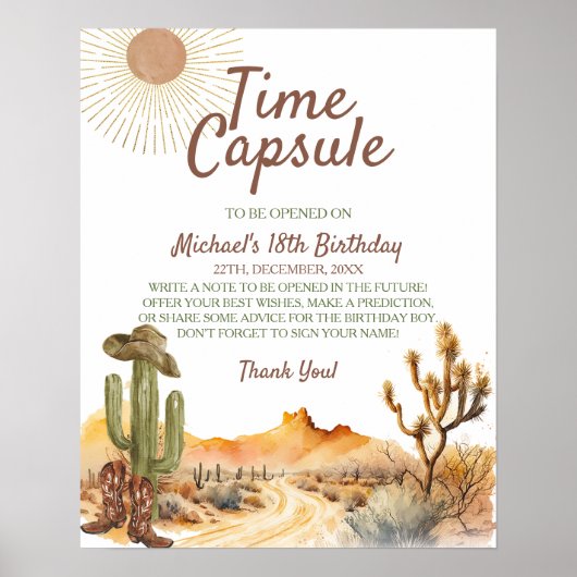 Hoe het Westen één verjaardagscapsule was Poster (Voorkant)