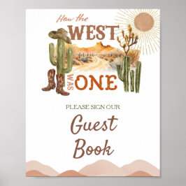 Hoe het Westen een verjaardagscowboygastenboek was Poster