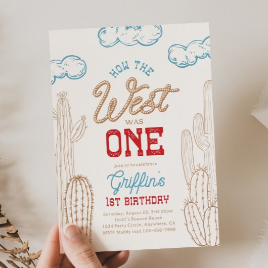 Hoe het Westen een verjaardagsuitnodiging was Kaart