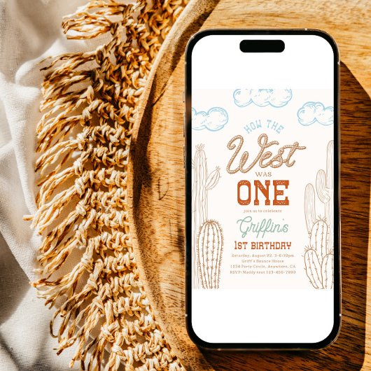 Hoe het Westen een verjaardagsuitnodiging was Kaart