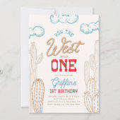 Hoe het Westen een verjaardagsuitnodiging was Kaart (Voorkant)