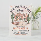 Hoe het Westen één Westerne cowboyverjaardag was Kaart (Staand voorkant)