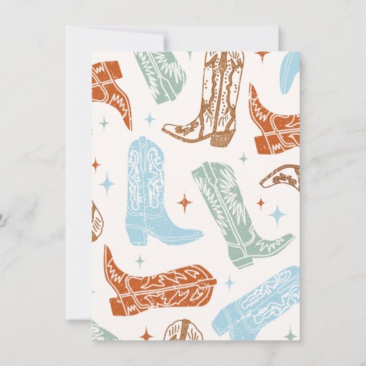 Hoe het westen was een hoge stoel banner Kaart - " (Achterkant)