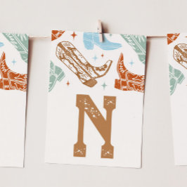 Hoe het westen was een hoge stoel banner Kaart - "